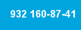 932 160-87-41 932 160-87-41